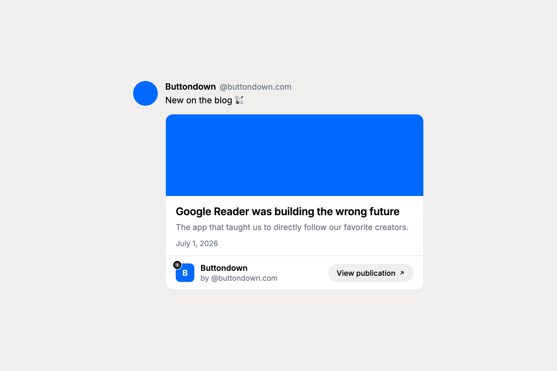 Enhanced link cards on Bluesky