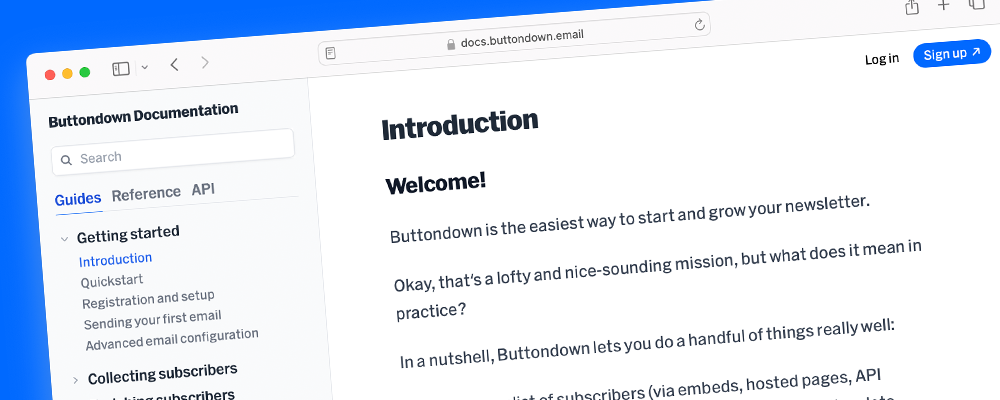 How we built Buttondown's new docs