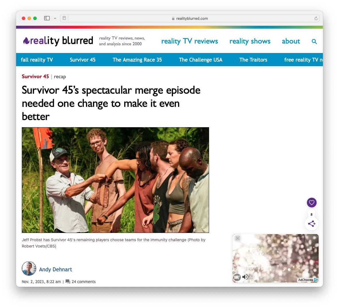 Reality Blurred hosts its own archives and CMS, using Buttondown for the last-mile email delivery.